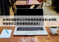 全球区块链审计公司有哪些股票龙头[全球区块链审计公司有哪些股票龙头]